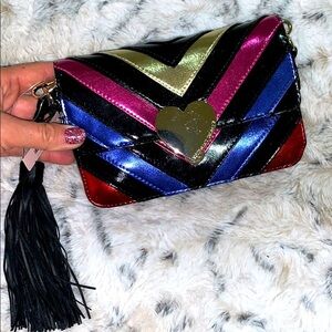 Victoria’s Secret multicolored clutch, crossbody